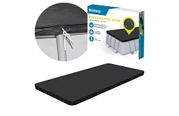 Copertă pentru piscină cu cadru 404 × 201 cm – folie de protecție termică B58232