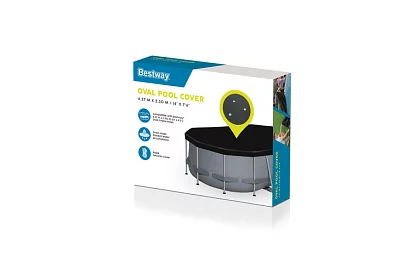 Culoare pentru piscină cu cadru 427 × 250 cm – folie de protecție termică Bestway 58425
