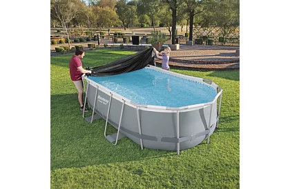 Culoare pentru piscină cu cadru 427 × 250 cm – folie de protecție termică Bestway 58425