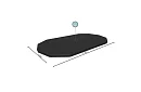 Culoare pentru piscină cu cadru 427 × 250 cm – folie de protecție termică Bestway 58425