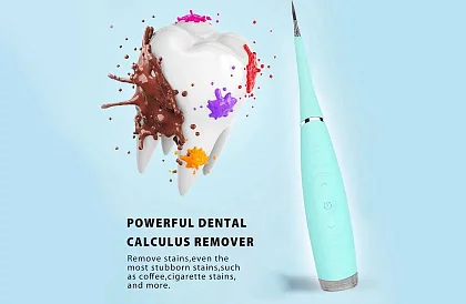 Curățător ultrasonic pentru dinți cu încărcare USB - irigator oral