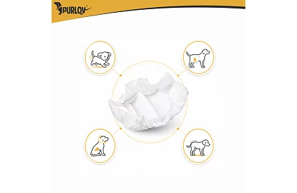 Păturile absorbante pentru câini 12 buc M - L – pentru câini 46–60 cm