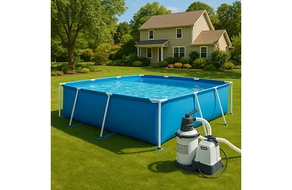 Pompă de piscină cu nisip 3500 l/h - I26642