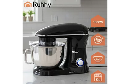 Robot de bucătărie 1500 W, cu bol de 6,2L – RUHHY