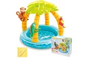 Piscină gonflabilă pentru copii cu umbră 102 × 86 cm - Insula tropicală I58417NP