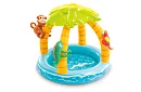 Piscină gonflabilă pentru copii cu umbră 102 × 86 cm - Insula tropicală I58417NP