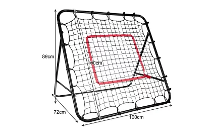 Poarta de fotbal de antrenament 100 × 100 cm cu țintă