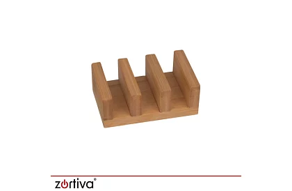 Set de 3 tăvițe de tăiat din bambus cu suport