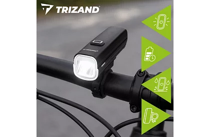 Set de lumini LED pentru bicicletă 1000 lm, 4800 mAh