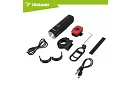 Set de lumini LED pentru bicicletă 1000 lm, 4800 mAh