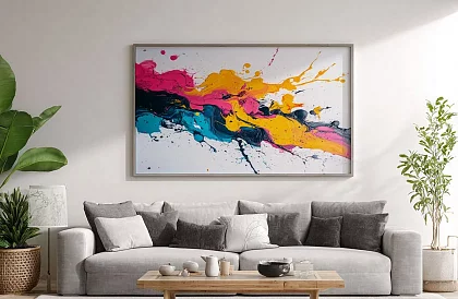 Energia colorată - imagine - Abstracție modernă plină de dinamism 41A