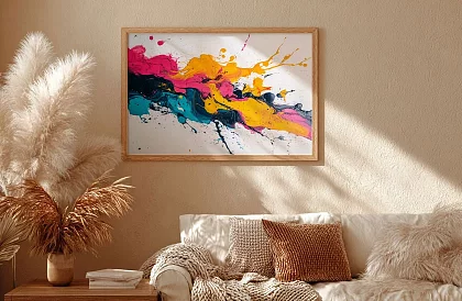 Energia colorată - imagine - Abstracție modernă plină de dinamism 41A