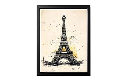 Eleganța pariziană - tablou - Turnul Eiffel în stil artistic 24