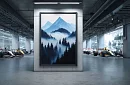 Hiking calm - painting - Păduri cețoase și vârfuri majestuoase 30