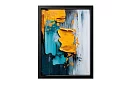 Contrastul auriu - imagine - Abstracție modernă cu energie turcoaz 35