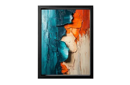 Ciocnire colorată - imagine - Abstracție modernă plină de contraste 39