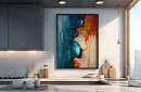 Ciocnire colorată - imagine - Abstracție modernă plină de contraste 39