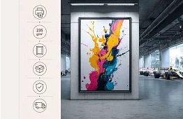 Explozie de culori - imagine - Abstracție modernă plină de energie 40