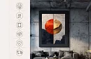 Conexiune de aur - imagine - Geometrie modernă cu un cerc proeminent 21