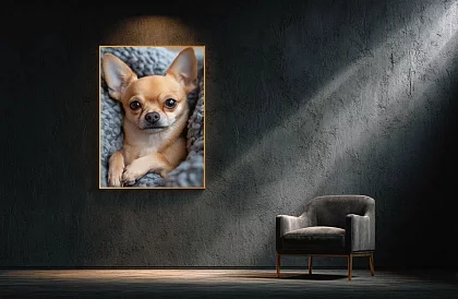 Mazlivă companie - imagine - Câinele chihuahua drăguț în pătuțul moale 17