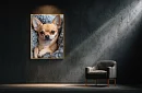 Mazlivă companie - imagine - Câinele chihuahua drăguț în pătuțul moale 17