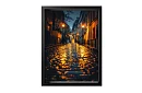 Strada de Aur - tablou - Orașul de seară după ploaie 15