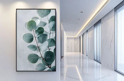 Natură delicată - tablou - Eucalipt în stil minimalist 54