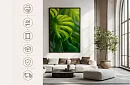 Frunza tropicală - imagine - Monstera în stil natural modern 45