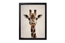 Privire delicată - tablou - Portret minimalist al unei girafe 48