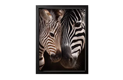 Proximitatea naturii - imagine - Zebra cu pui în detaliu 55