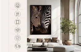 Proximitatea naturii - imagine - Zebra cu pui în detaliu 55