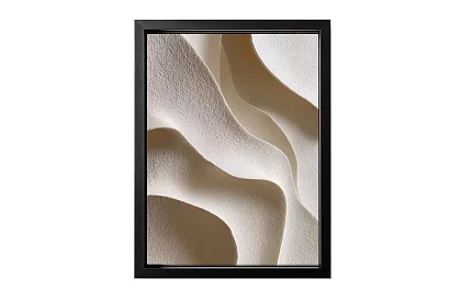 Valuri de nisip - imagine - Abstracție minimalistă în tonuri naturale 69