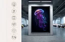 Adâncimea neon - imagine - Meduza în stil modern de iluminat 64