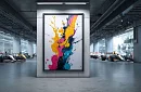 Energia colorată - imagine - Abstracție modernă plină de dinamism 41