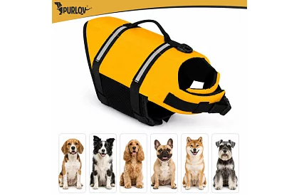Vestă de salvare reflexivă pentru câini - mărimea L - 10-20 kg
