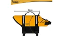 Vestă de salvare reflexivă pentru câini - mărimea S - 4- 7 kg