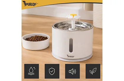 Automatizator de apă cu filtru și fântână 2,4 l