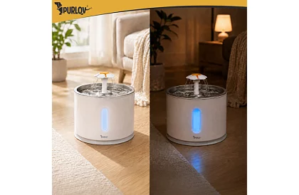 Automatizator de apă cu filtru și fântână 2,4 l