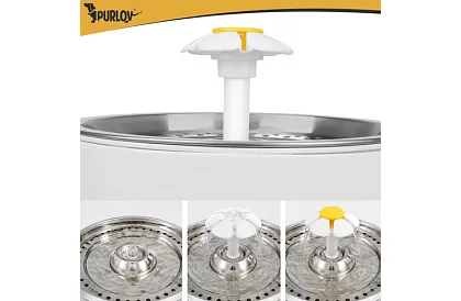 Automatizator de apă cu filtru și fântână 2,4 l