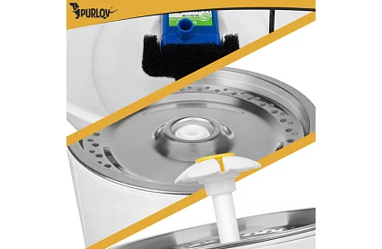 Automatizator de apă cu filtru și fântână 2,4 l