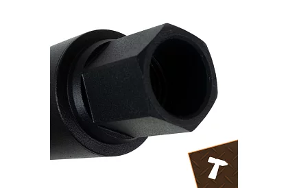 Burghiu diamantat cu miez 63×450 mm - filet 1,1/4 UNC