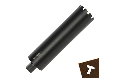 Burghiu diamantat cu miez 112 × 460 mm - 1.1/4 UNC pentru beton, piatră și beton armat