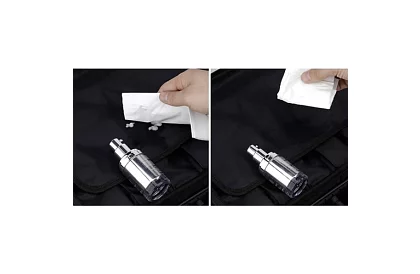 Geantă cosmetică organizator - cutie cosmetică cu fermoar și mânere