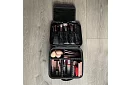 Geantă cosmetică organizator - cutie cosmetică cu fermoar și mânere