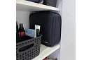 Geantă cosmetică organizator - cutie cosmetică cu fermoar și mânere