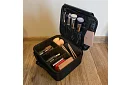 Geantă cosmetică organizator - cutie cosmetică cu fermoar și mânere