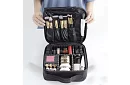 Geantă cosmetică organizator - cutie cosmetică cu fermoar și mânere