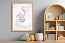 Elefantel cu balonul dragostei - imagine - Pui de elefant cu inimă roz 71