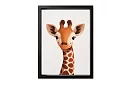 Girafă curioasă - imagine - Portretul unei girafe zâmbitoare 78