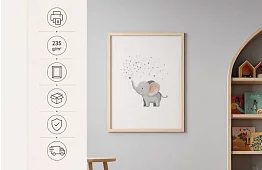 Magia elefantului - imagine - Pui de elefant cu praf de stele 79